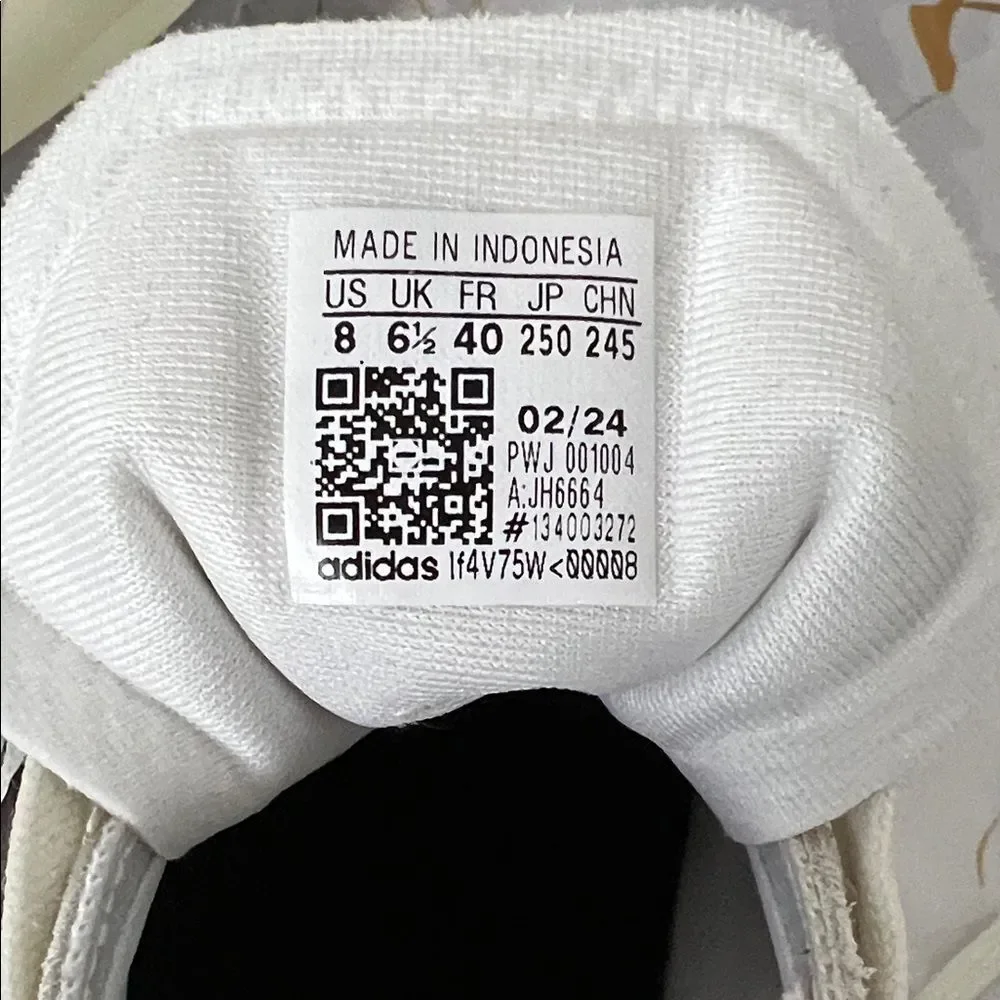 * Adidas Avryn_X sneaker in Cloud White and Core Black